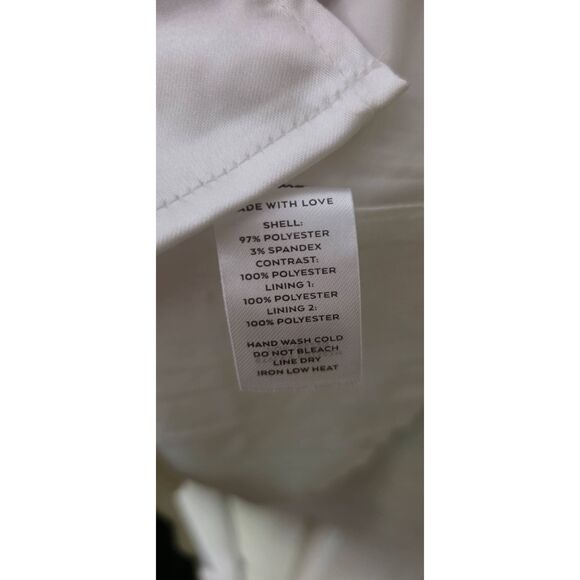 NWT Lulus Precious Enchantment White Satin Floral Puff‎ Sleeve Mini Dress Size S - Picture 6 of 6